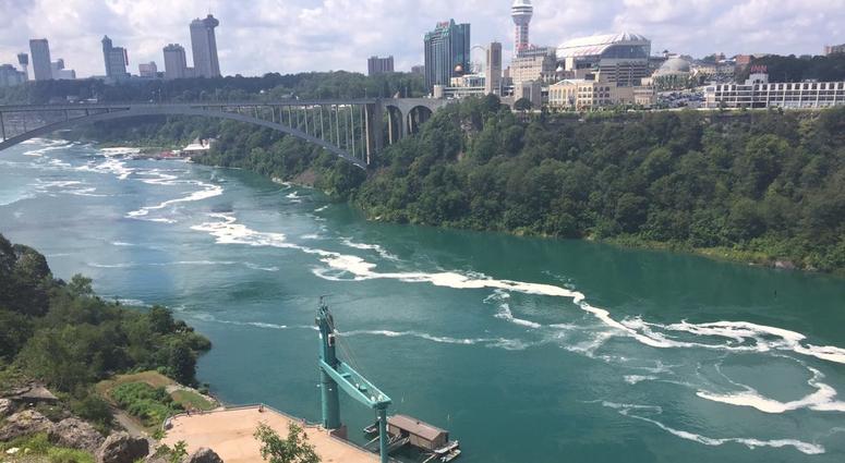 Niagara River. August 25, 2017 (WBEN Photo/Mike Baggerman)